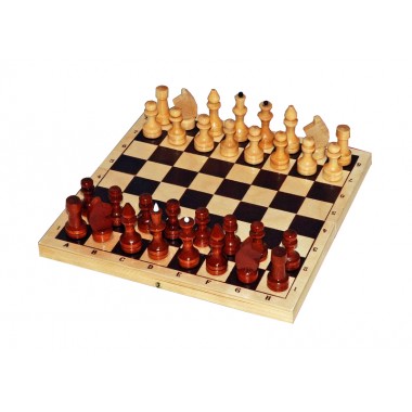 Шахматы лакированные с доской 290*145*38